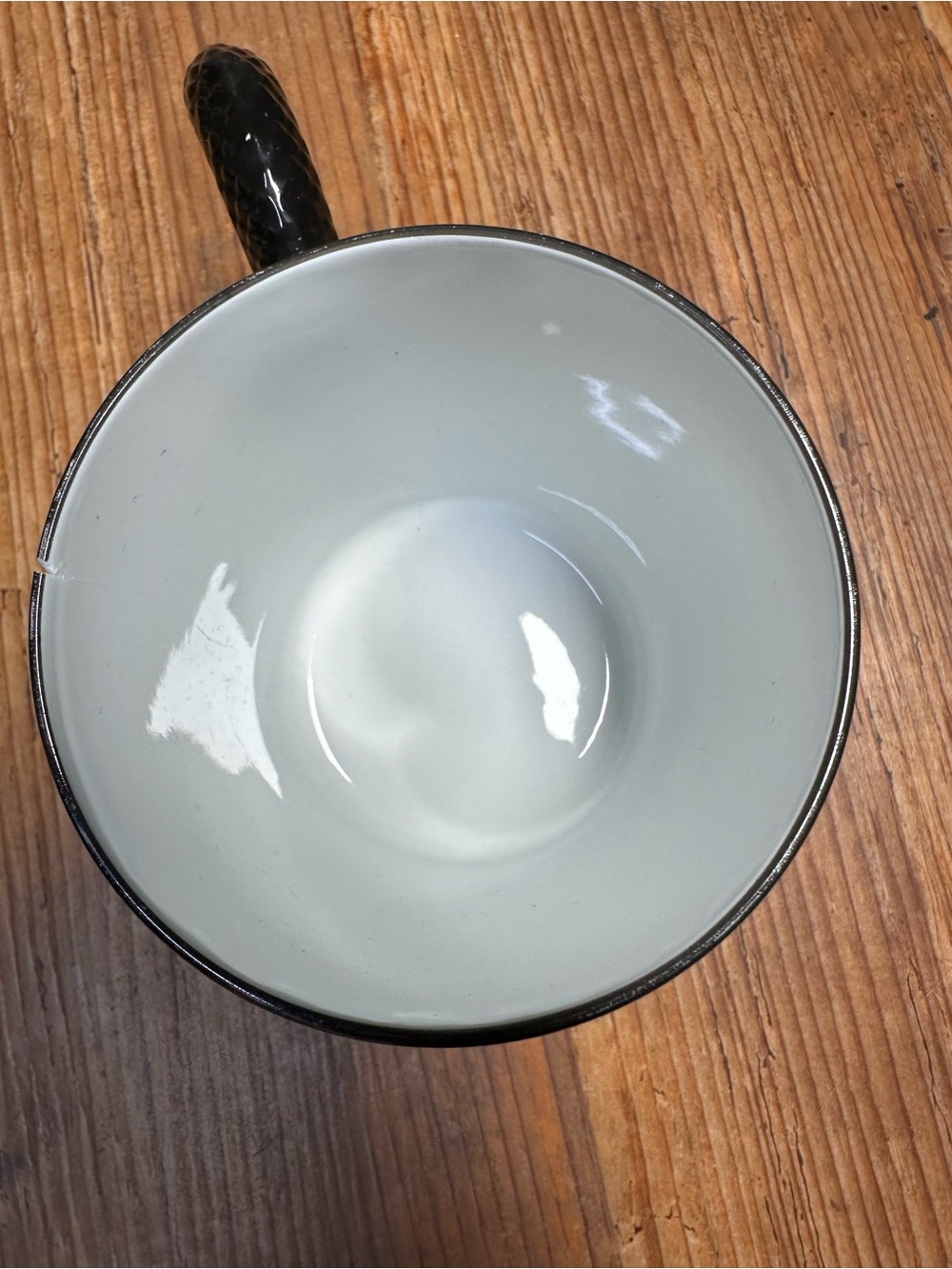 Gucci "Star Eye" White Porcelain Lidded Mug with Black Handle & All-Seeing Eye - Picture 7 of 10